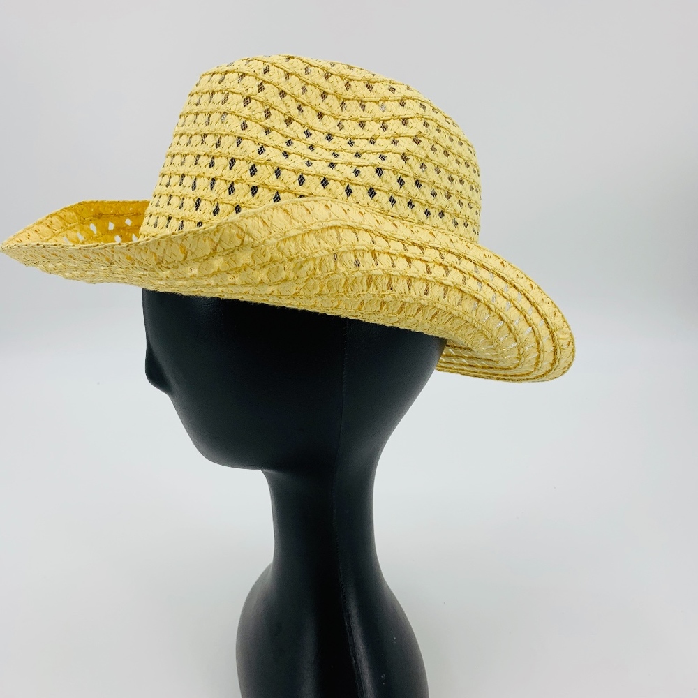 Woman's Straw Summer Cowboy Hat - Picture 4 of 7